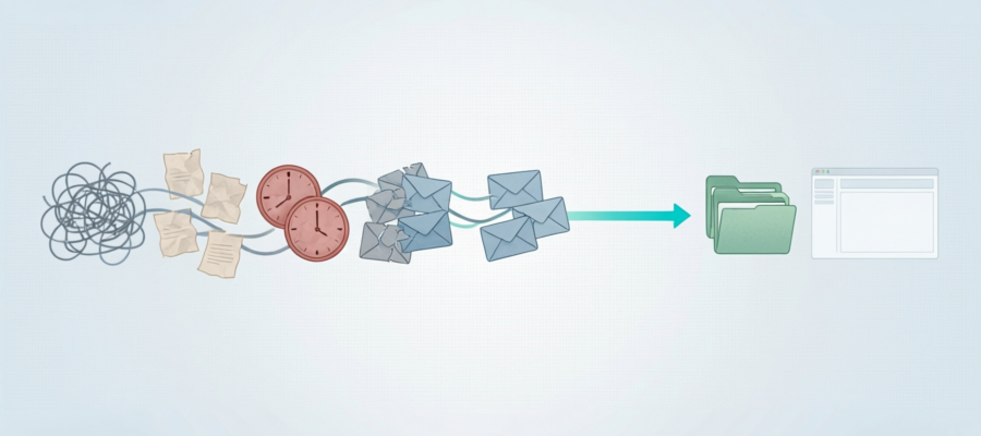 The back-and-forth of client emails eats 8 hours a week. Prigmar's email agent reads every reply, tells you what's next, and files it where it belongs. Open your inbox to decisions, not questions.