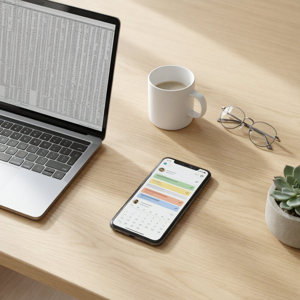 The problem isn't your discipline. It's that planning and posting are separate tasks, and you only h