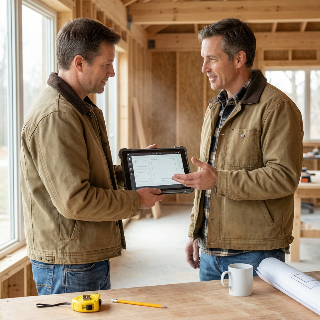 Think of it like this: you're the architect. The AI worker is the carpenter. You describe what you w