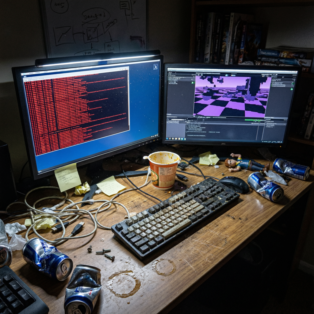 The broken build story is our way of showing you what indie game dev really looks like. It’s not gla