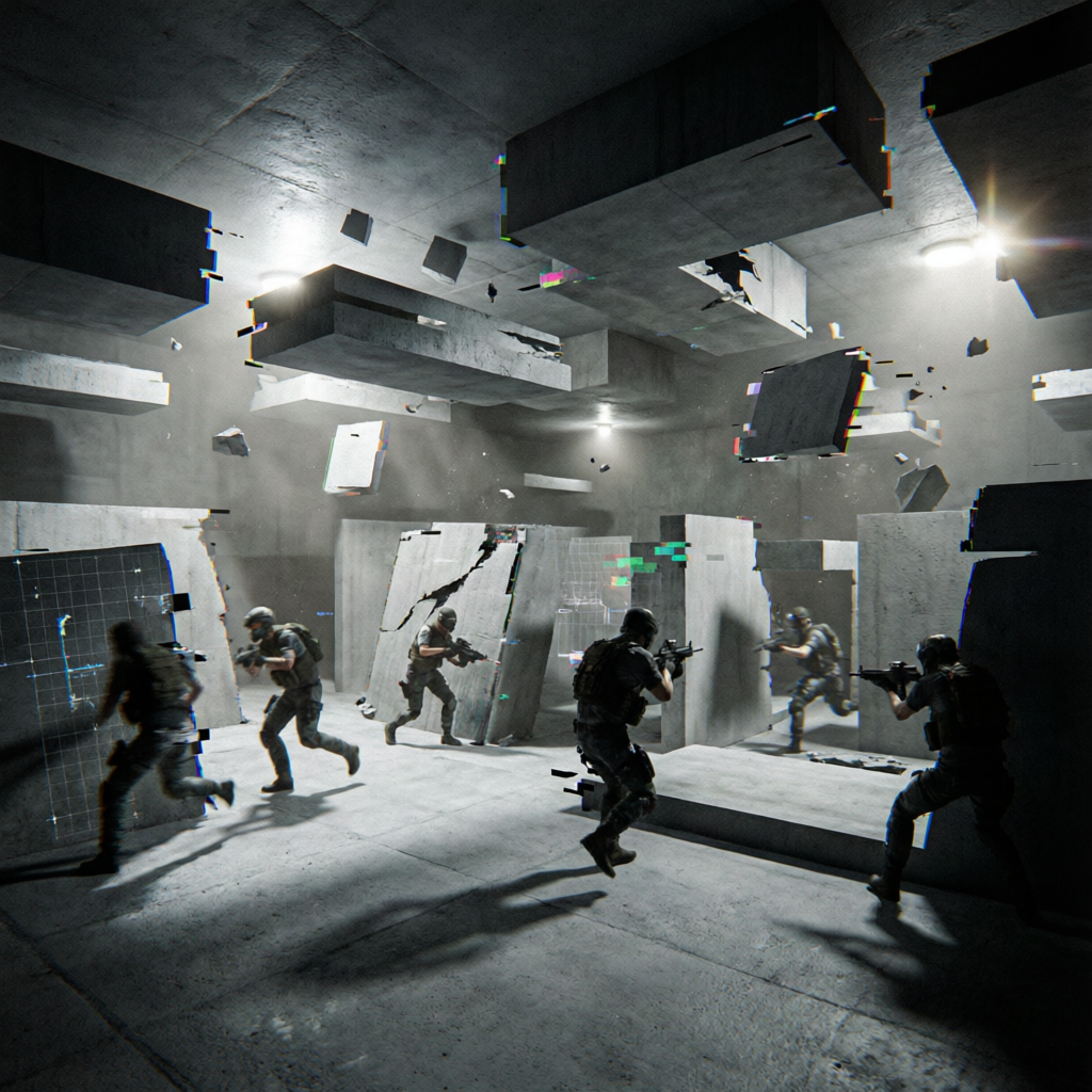 Players queued into that map constantly. Match after match, they ran around those grey boxes, findin