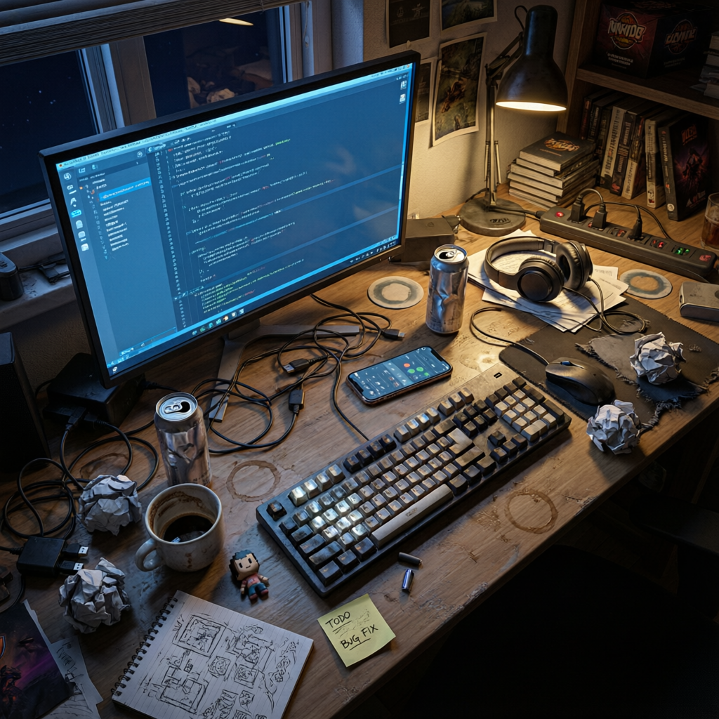 Now, one common question is how indie game developers earn money. We're free to play, with no instal