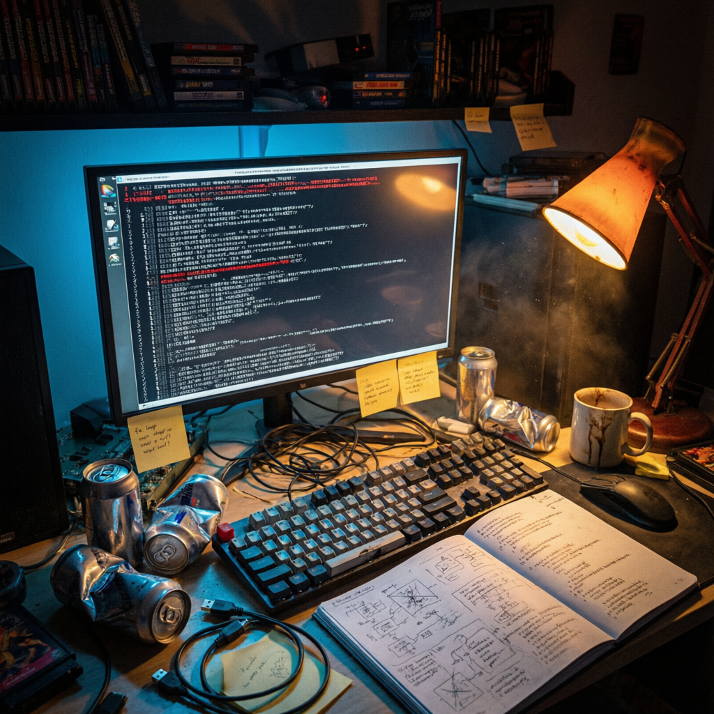People talk a lot about how to learn indie game development by reading tutorials or watching GDC tal