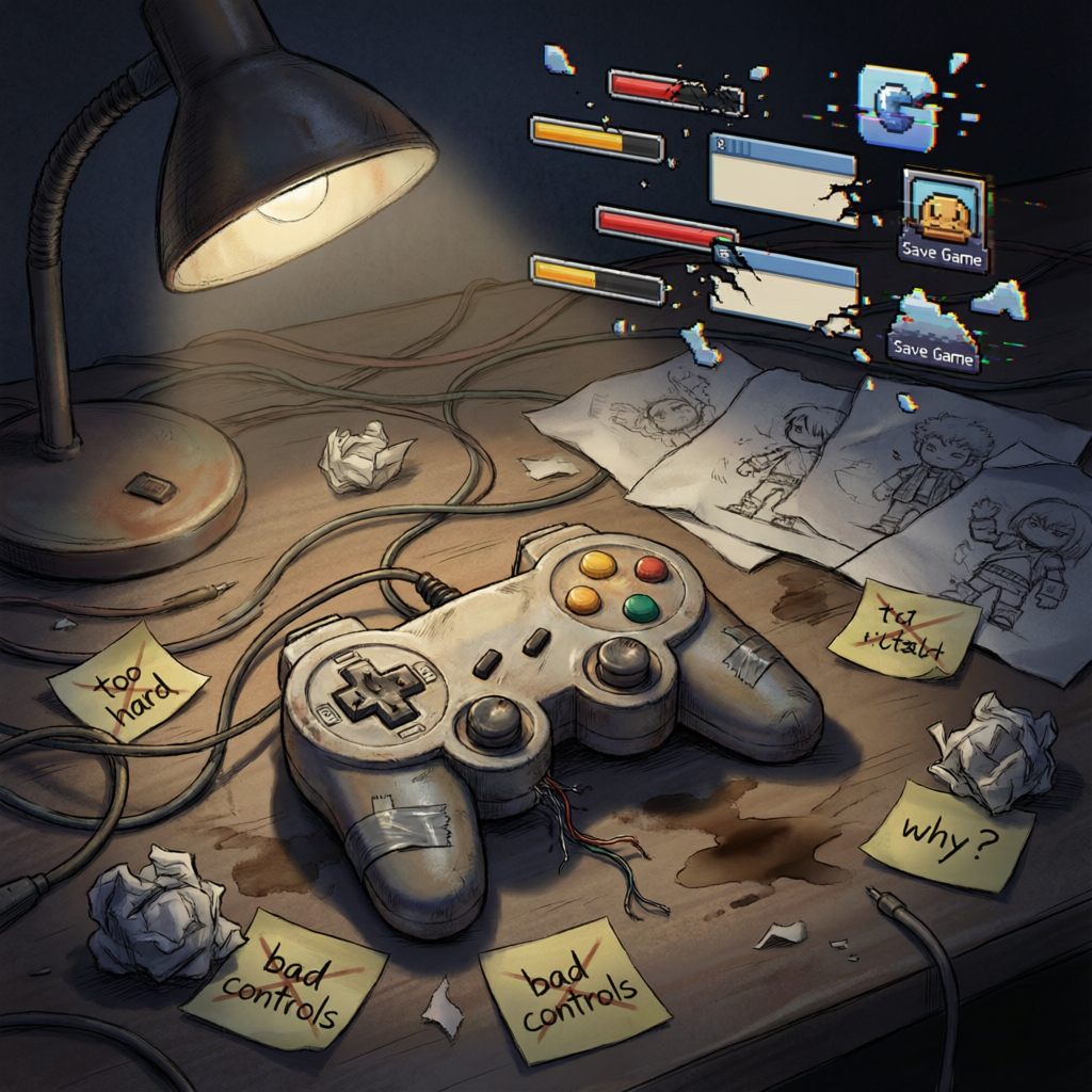 You want to know how to fail at indie game development? Ignore the feedback you didn't ask for. The 