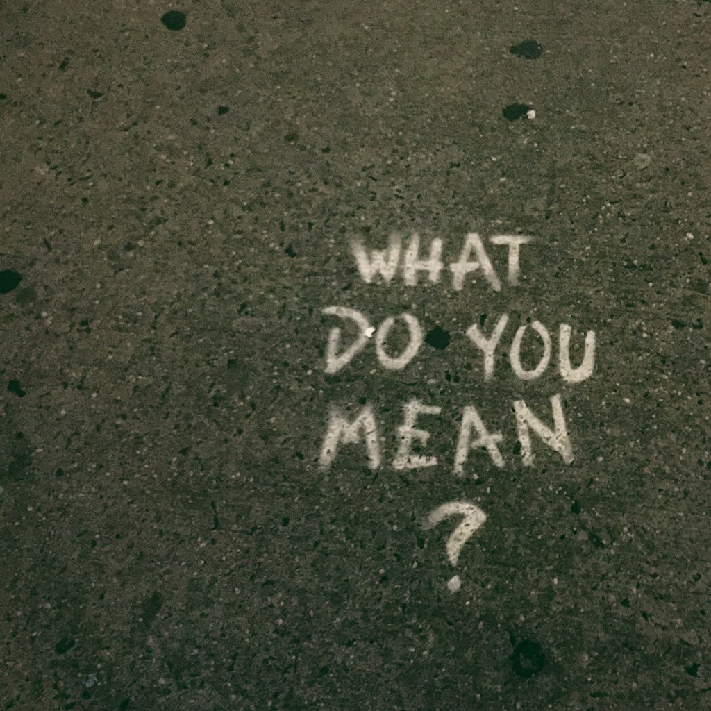 Once it is down, order the questions the way you actually ask them. Group the ones that belong toget